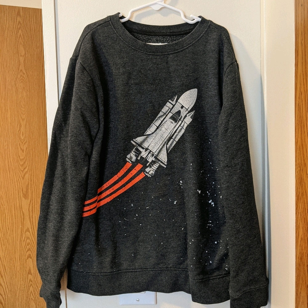 cat & jack rocket spaceship sweatshirt